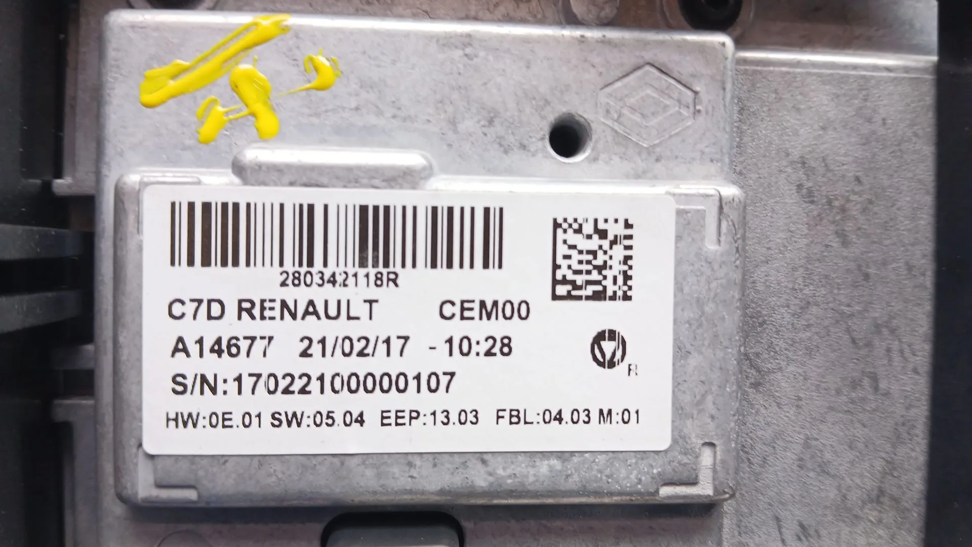 Pantalla Multifuncion para Renault Kadjar (Ha_, Hl_)