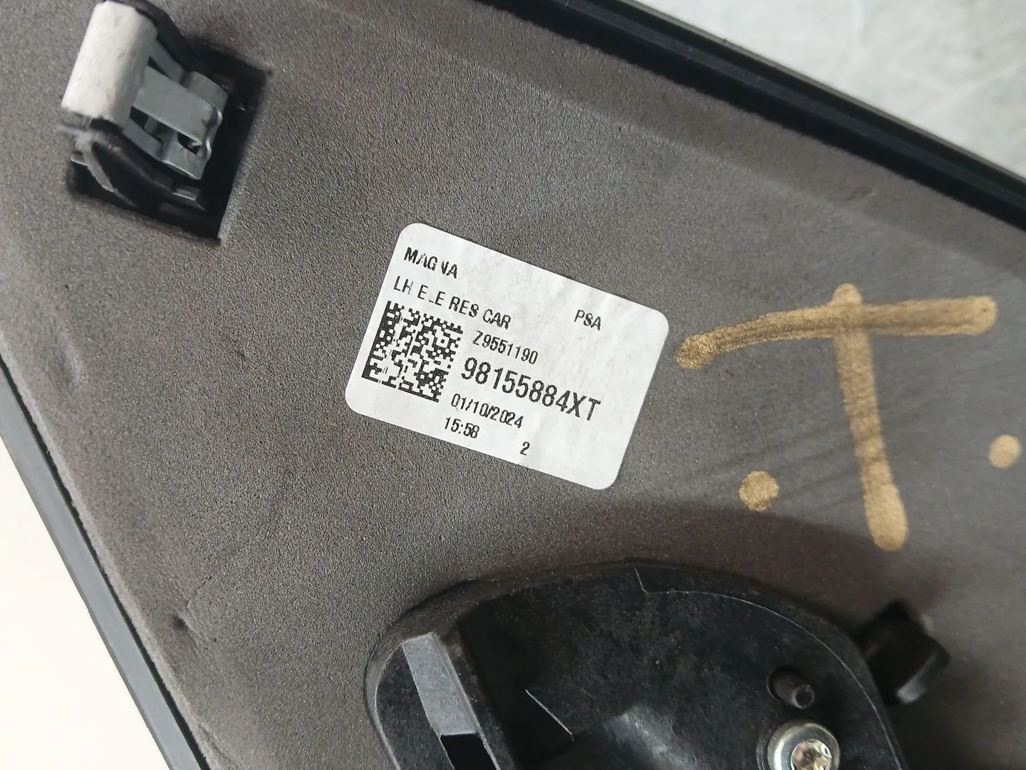 Espejo Retrovisor Izquierdo para Toyota Proace Furgoneta (Mdz_)