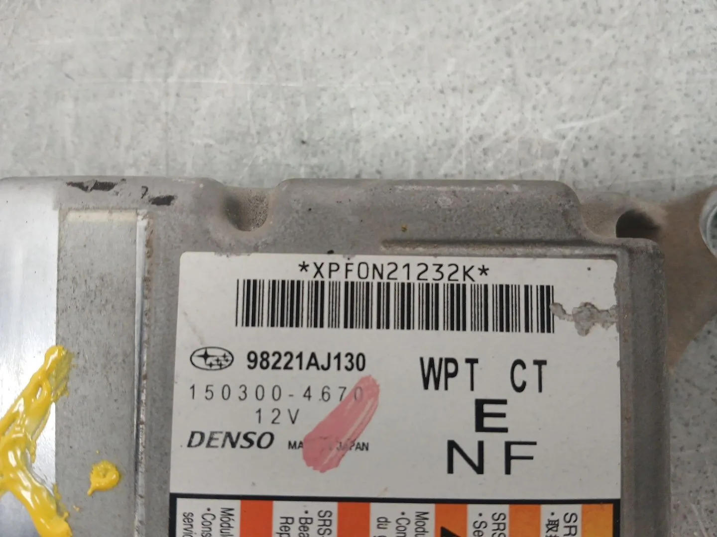 Centralita Airbag para Subaru Legacy Kombi/Outback B14