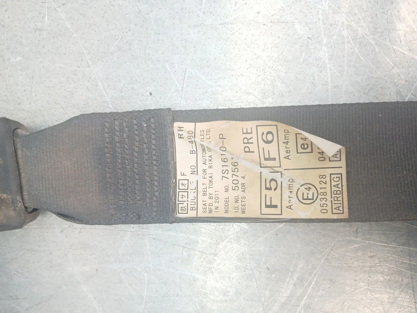 Pretensor Airbag Derecho para Subaru Legacy Kombi/Outback B14