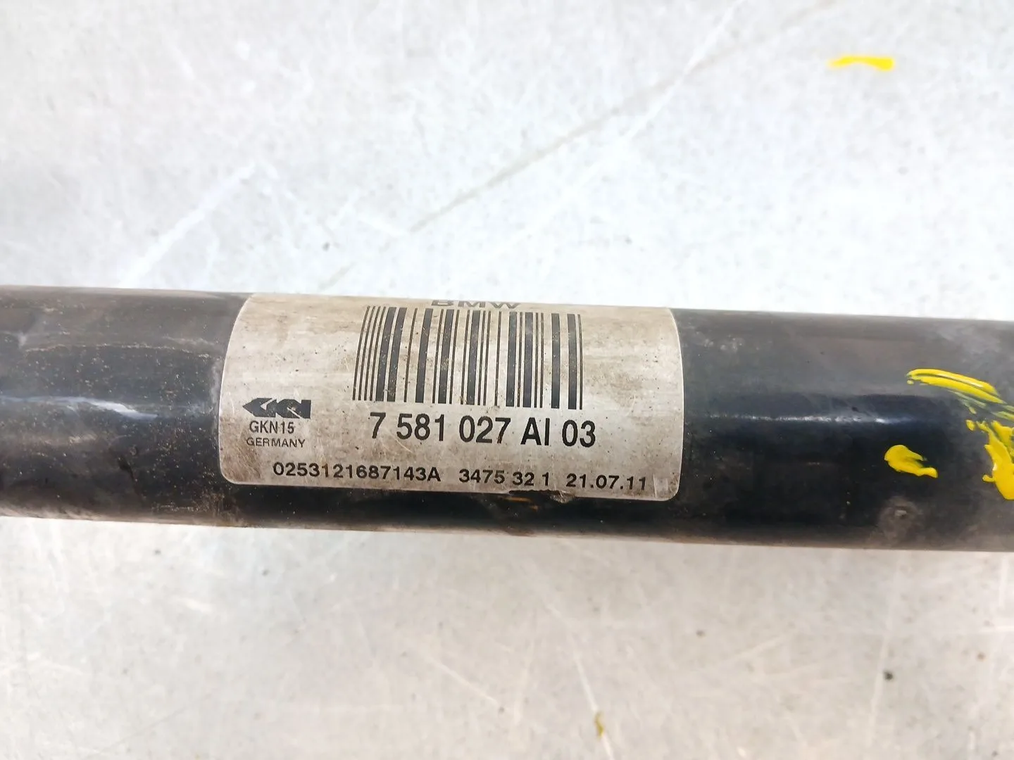 Transmision Trasera Izquierda para Bmw Serie 5 Lim. (F10)