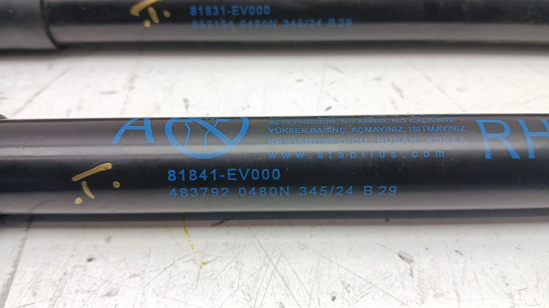 Amortiguadores Maletero / Porton para Kia Ev3