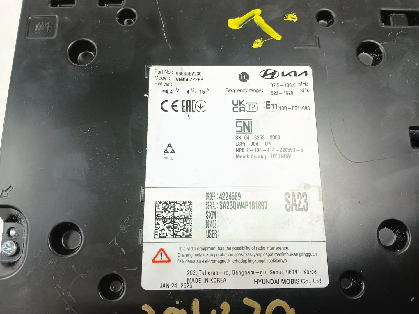Modulo Electronico para Kia Ev3
