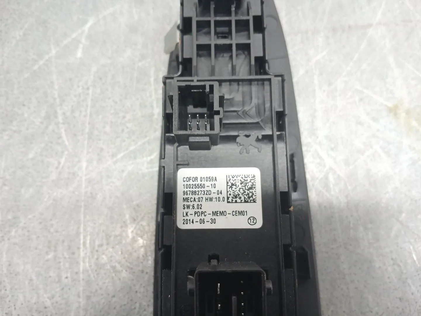 Mando Elevalunas Delantero Izquierdo para Citroën C4 Grand Picasso Ii (Da_, De_)