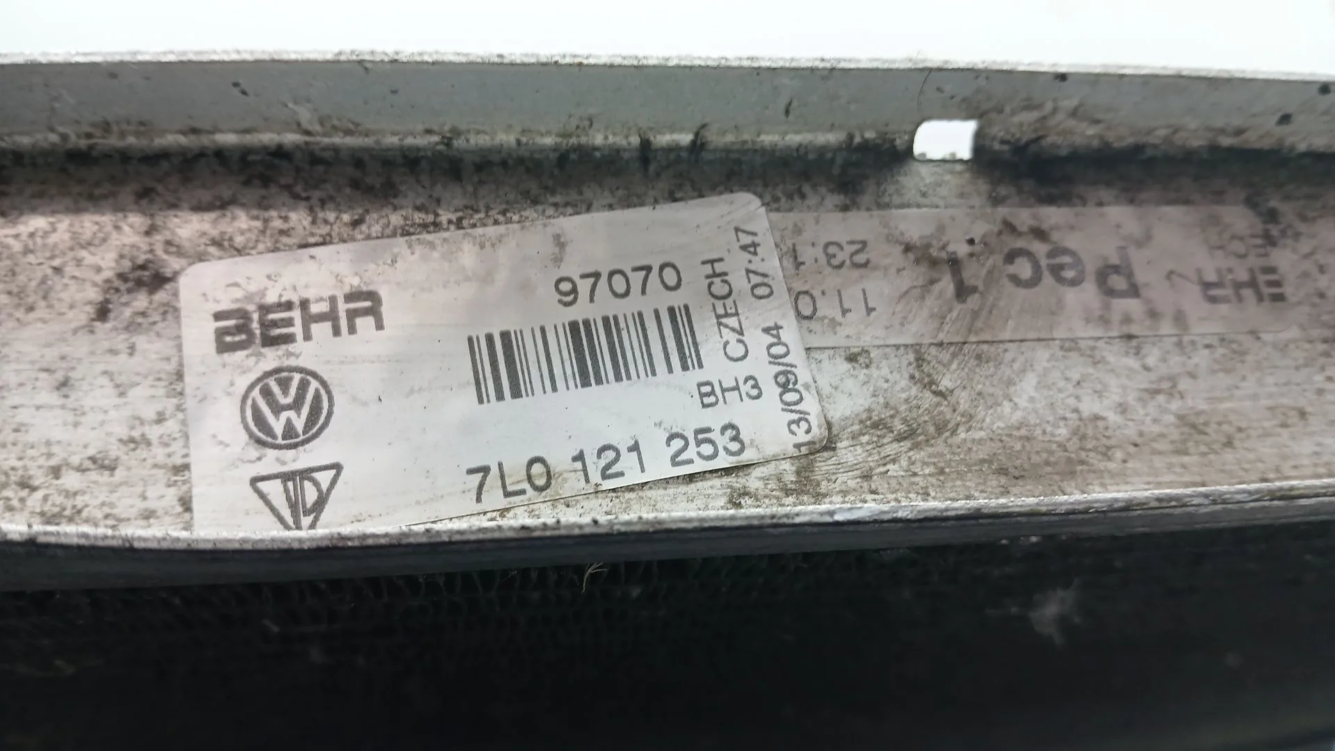 Radiador Agua para Porsche Cayenne (9Pa)