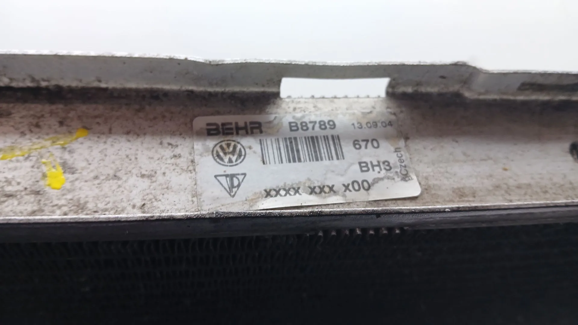 Radiador Agua para Porsche Cayenne (9Pa)