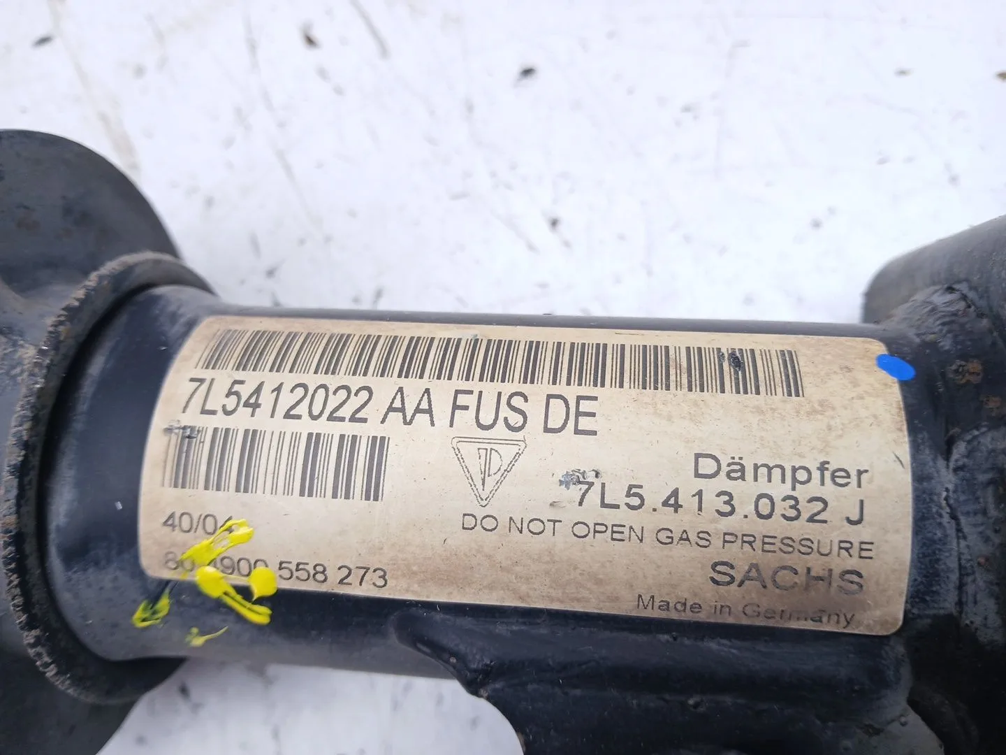 Amortiguador Delantero Derecho para Porsche Cayenne (9Pa)