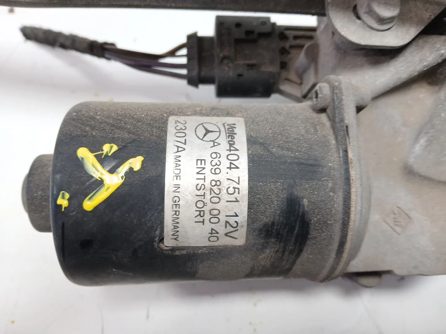 Motor Limpia Delantero para Mercedes-Benz Vito / Mixto Furgoneta (W639)