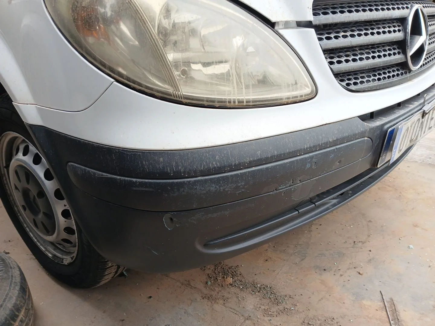 Paragolpes Delantero para Mercedes-Benz Vito / Mixto Furgoneta (W639)