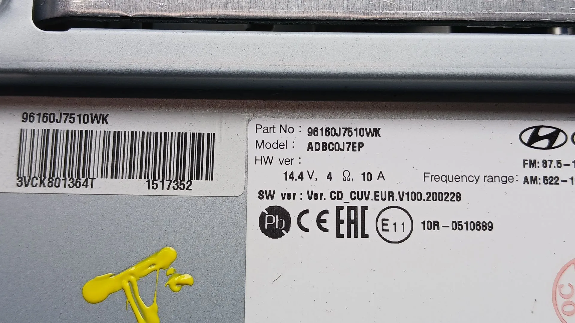Sistema Audio / Radio Cd para Kia Ceed (Cd)