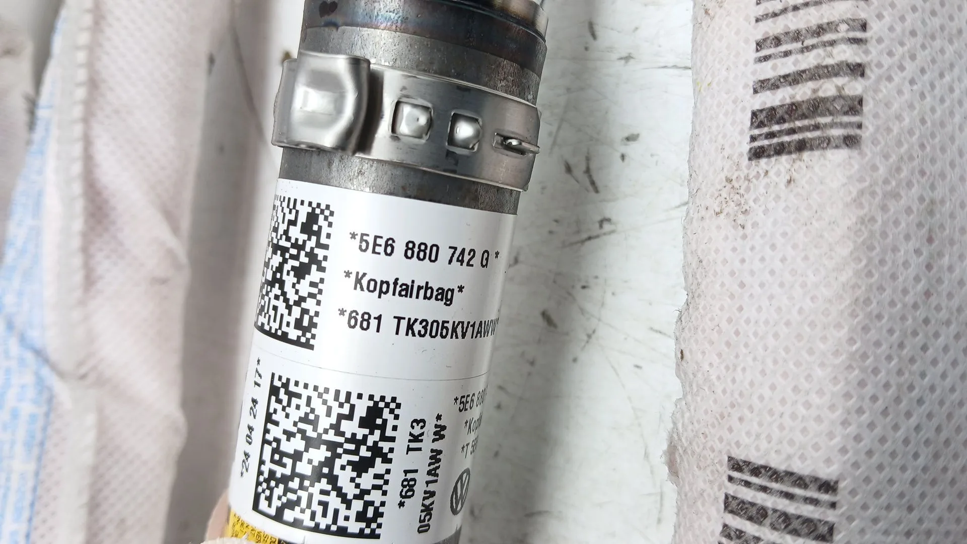 Airbag Cortina Delantero Derecho para Skoda Octavia Iv (Nx3, Nn3, Pv3)