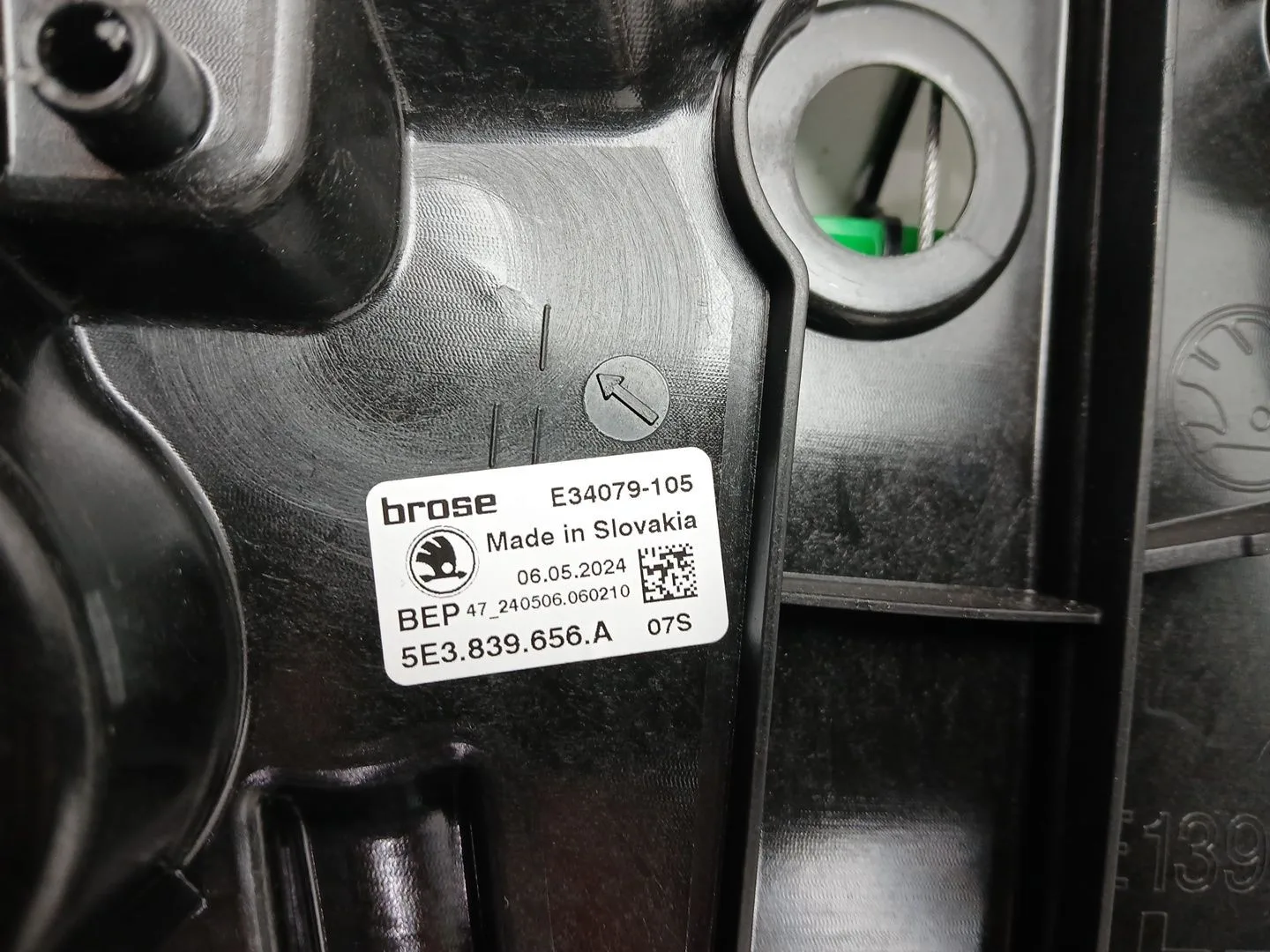 Elevalunas Trasero Derecho para Skoda Octavia Iv (Nx3, Nn3, Pv3)