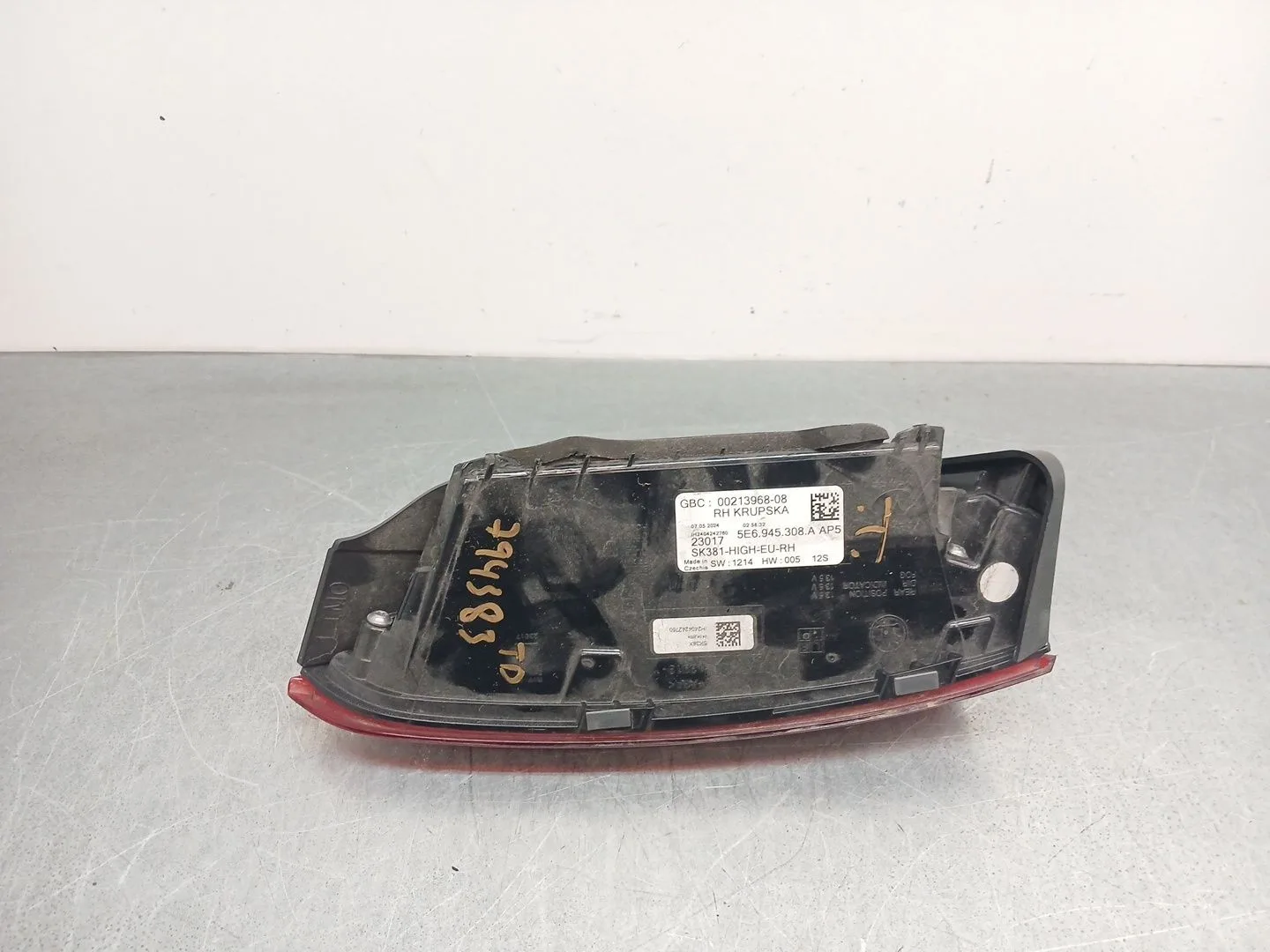 Piloto Trasero Derecho Interior para Skoda Octavia Iv (Nx3, Nn3, Pv3)