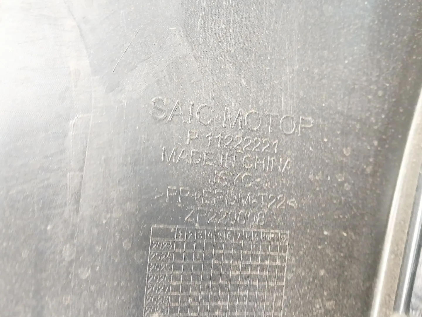 Paragolpes Trasero para Mg Mg 3 1.5 Hybrid (2024 - 0) 1498Ccm 75Kw