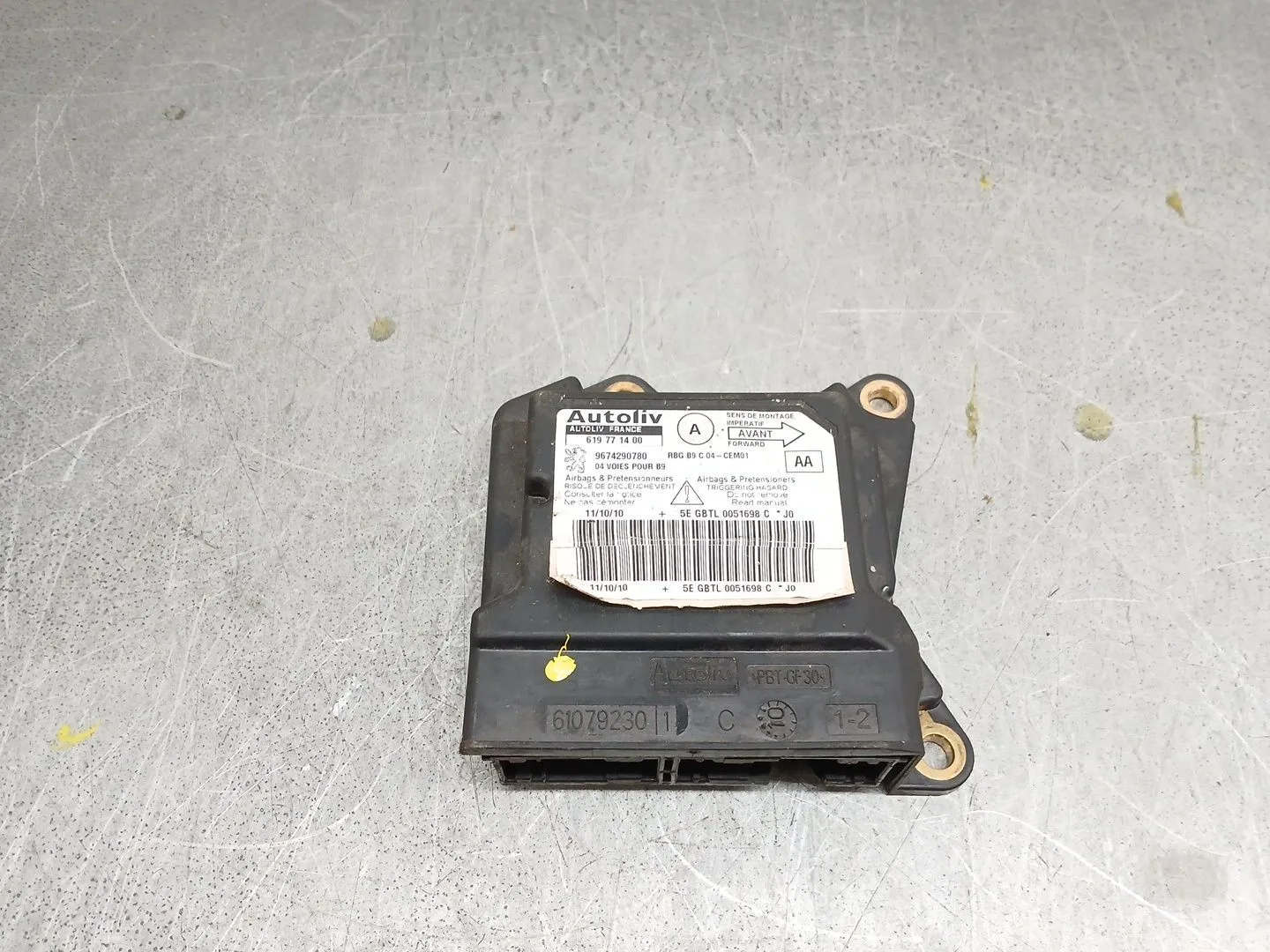Centralita Airbag para Peugeot Partner Tepee