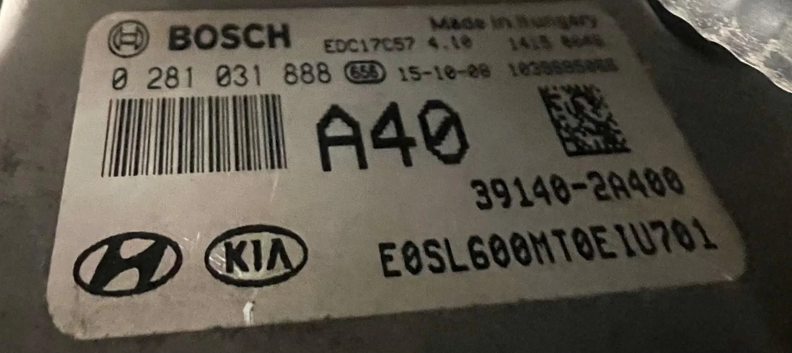 Centralita Motor Uce para Kia Sportage Iv (Ql, Qle)