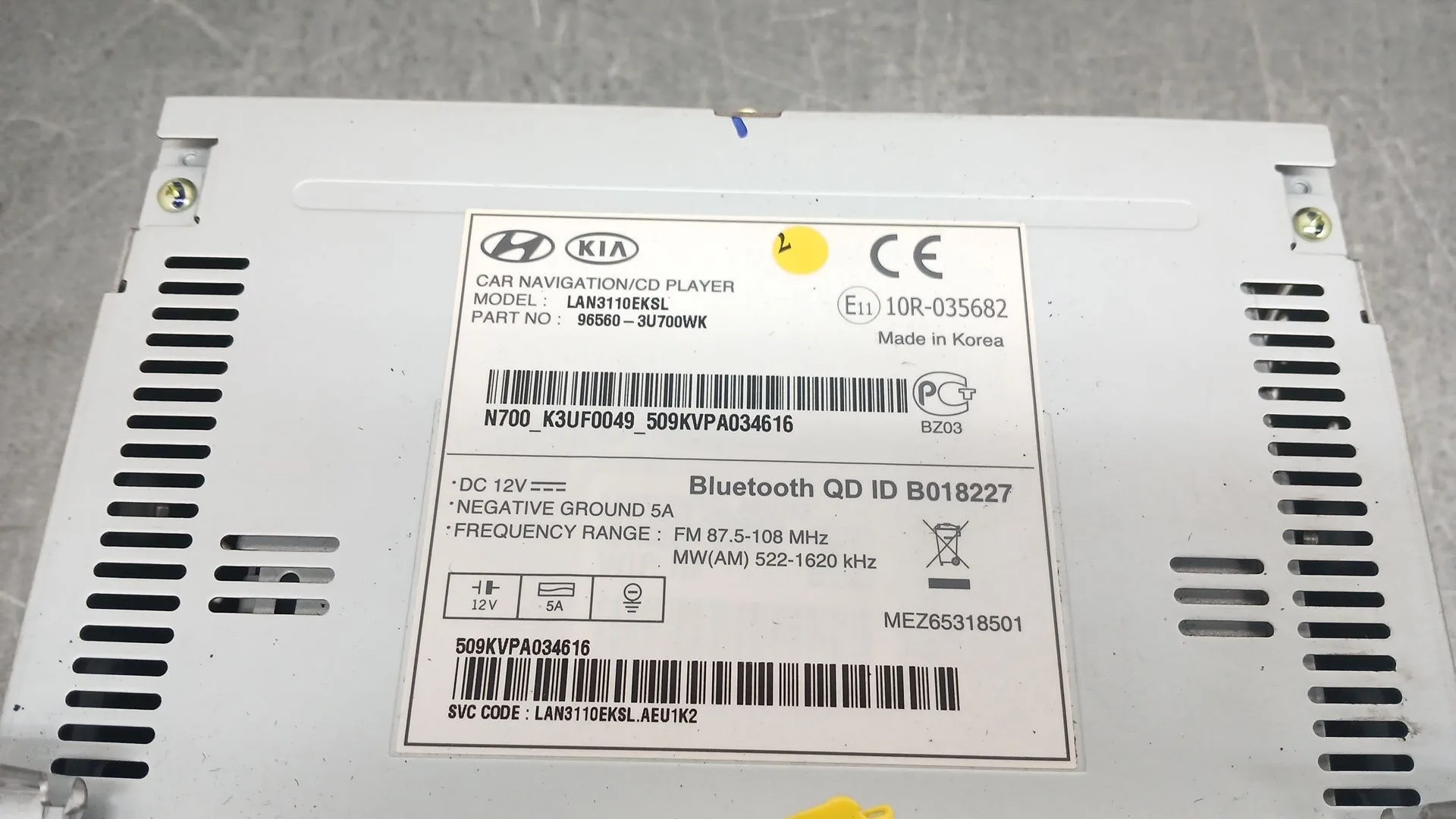 Sistema Audio / Radio Cd para Kia Sportage Iv (Ql, Qle)