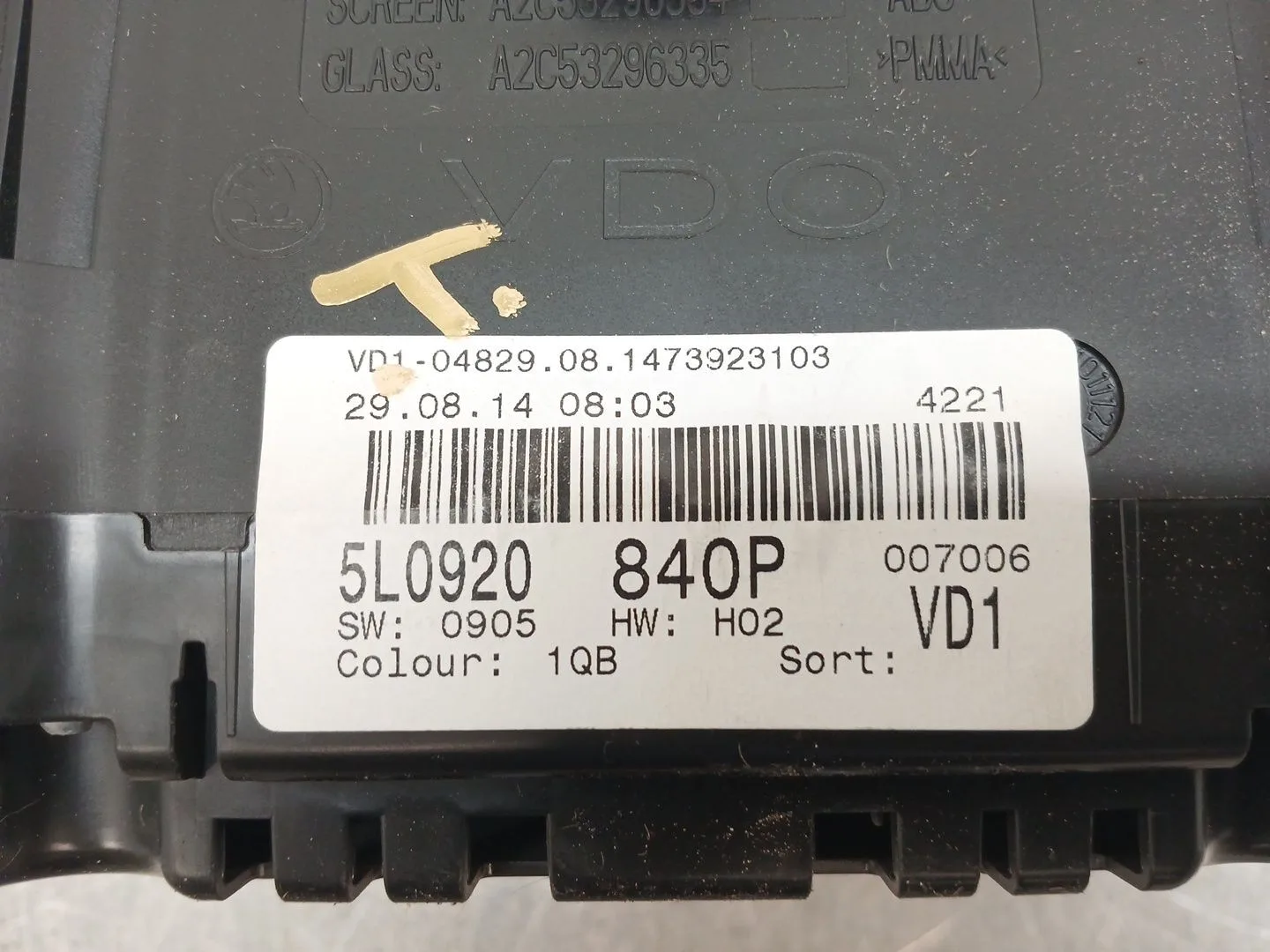 Cuadro Instrumentos para Skoda Yeti (5L)
