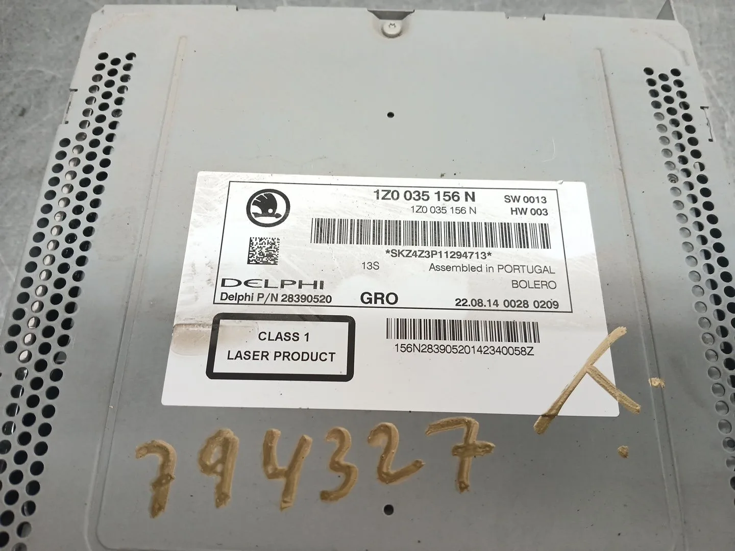 Pantalla Multifuncion para Skoda Yeti (5L)