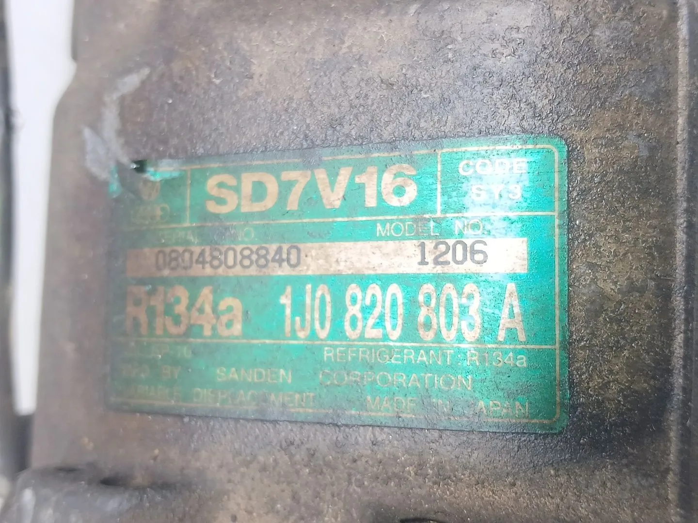 Compresor Aire Acondicionado para Volkswagen New Beetle (9C1, 1C1)