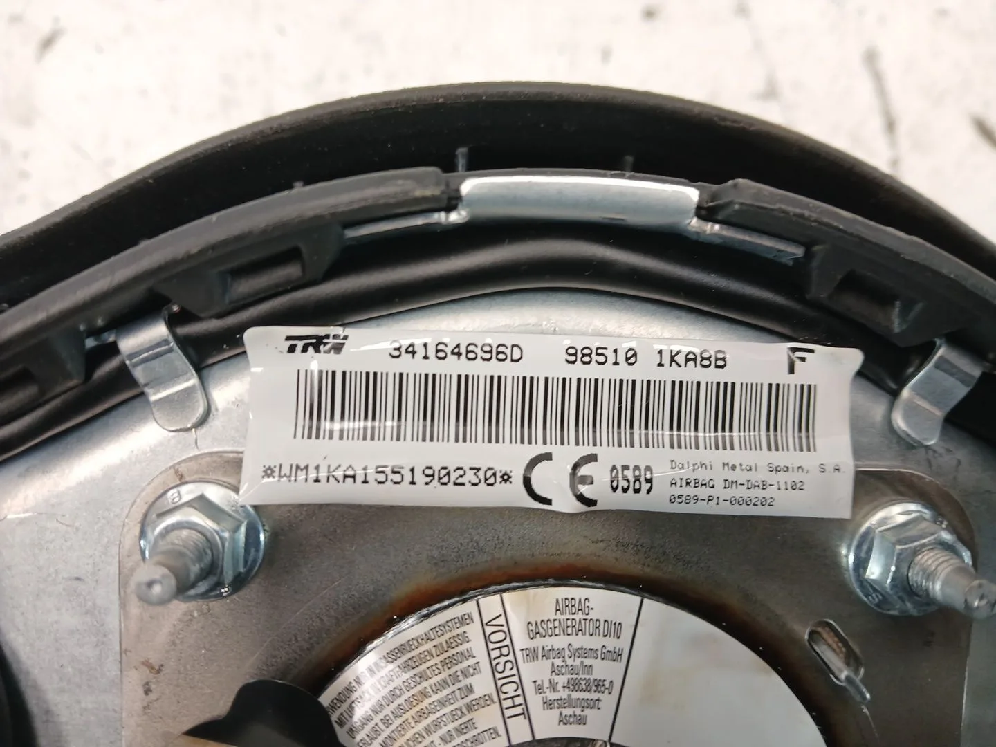 Kit Airbag para Nissan Juke (F15)