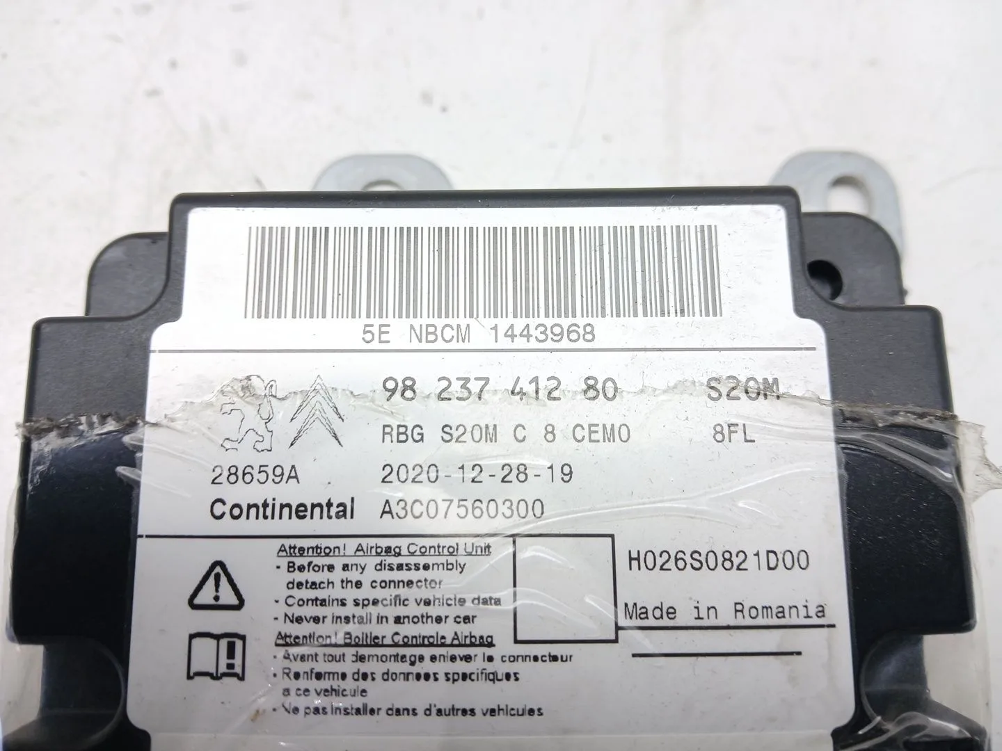 Centralita Airbag para Opel Combo E Tour / Life (K9)