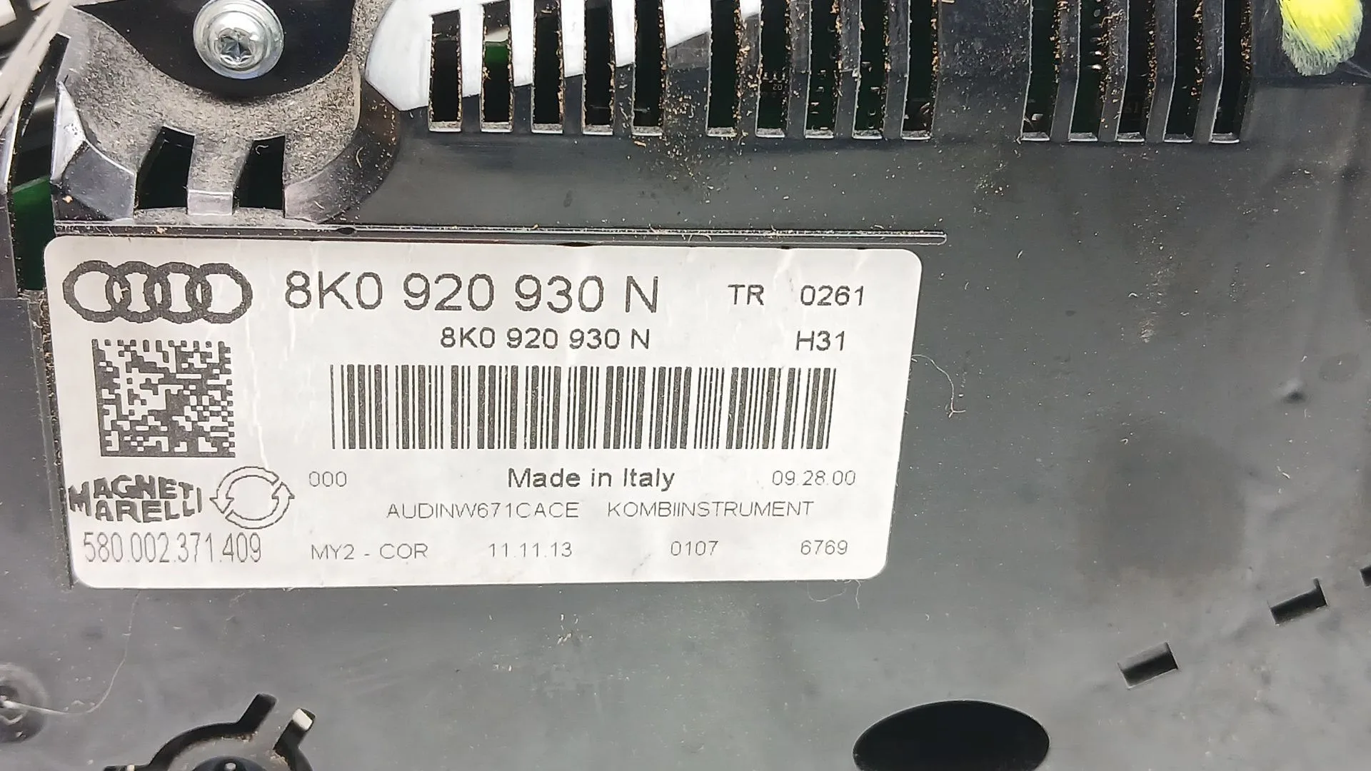 Cuadro Instrumentos para Audi A4 B8 Avant (8K5)