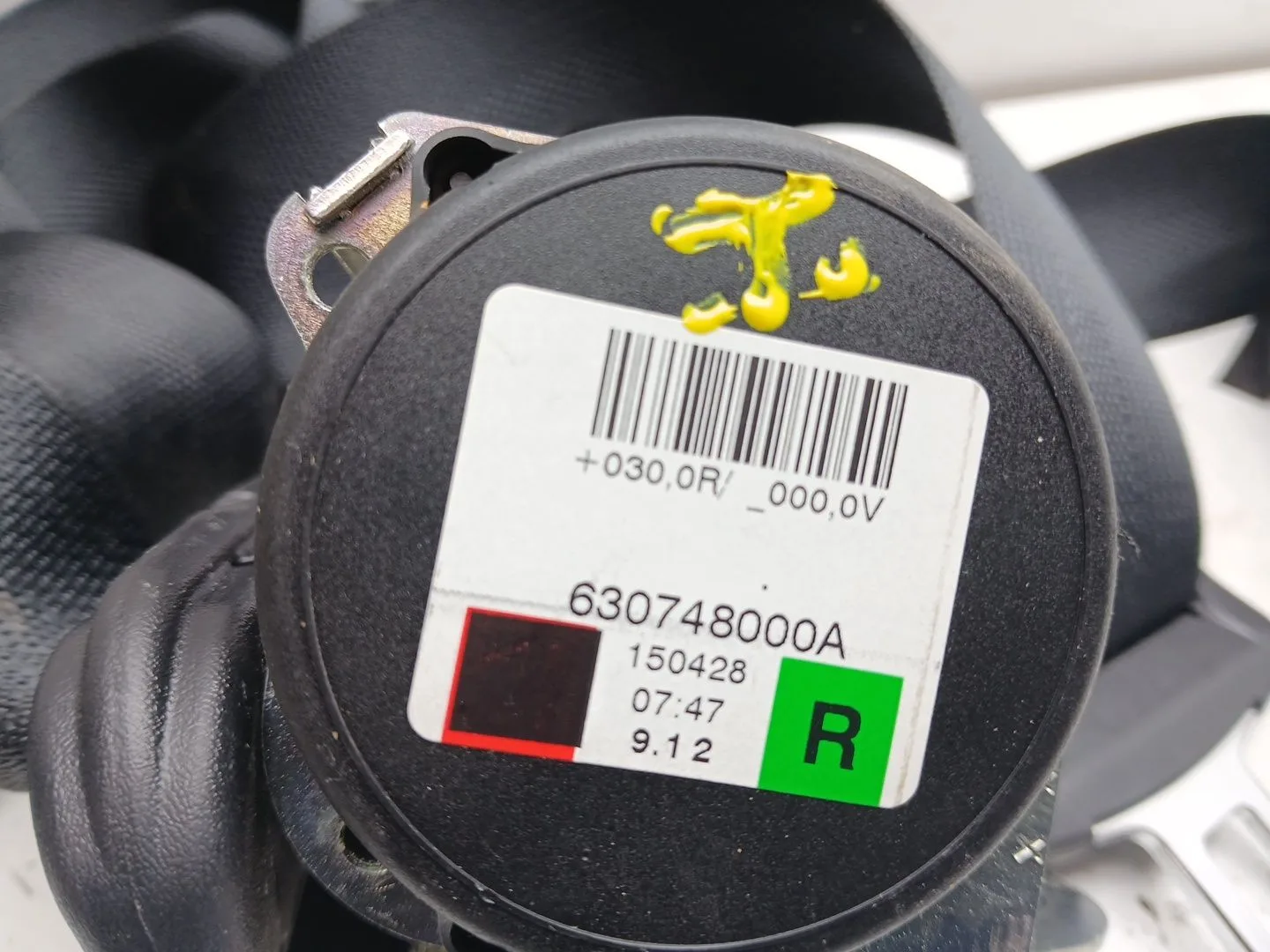 Cinturon Seguridad Trasero Derecho para Nissan Juke (F15)