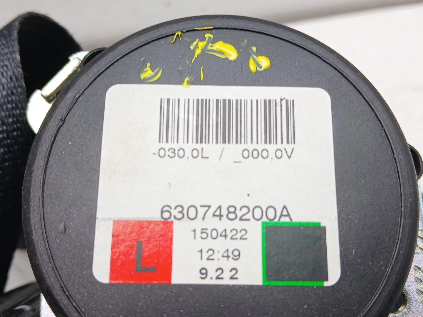 Cinturon Seguridad Trasero Izquierdo para Nissan Juke (F15)