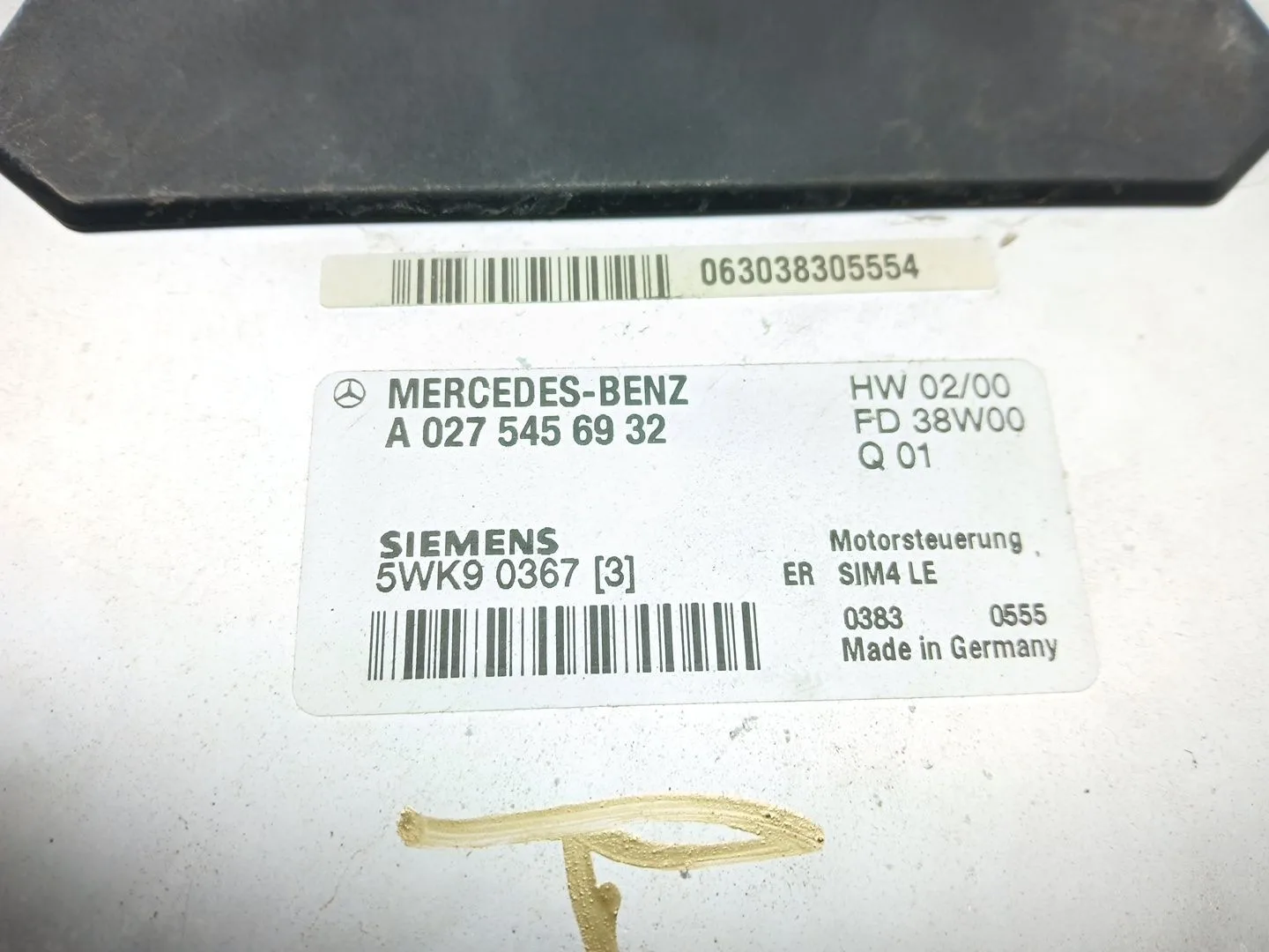 Centralita Motor Uce para Mercedes-Benz Clase Clk (W208) Coupe