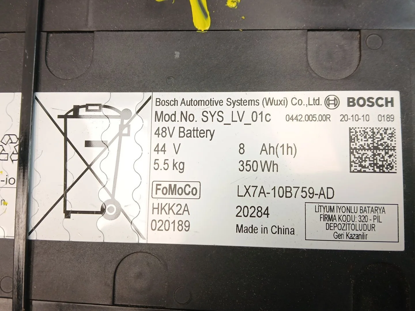 Bateria para Ford Puma (J2K, Cf7)