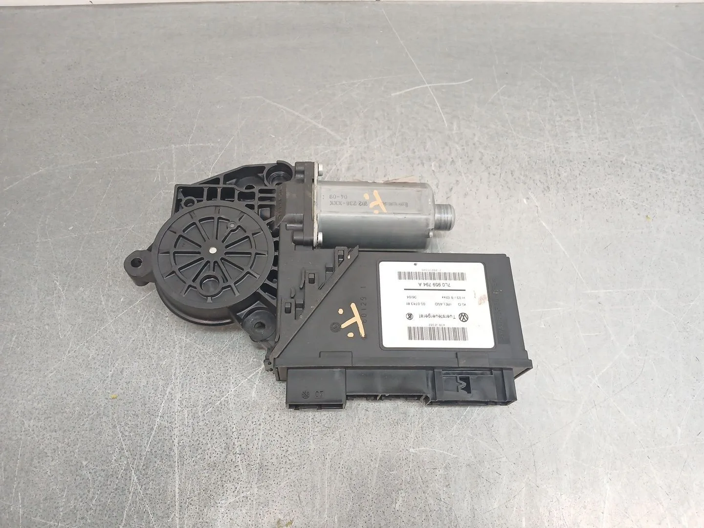 Motor Elevalunas Trasero Derecho para Porsche Cayenne (9Pa)