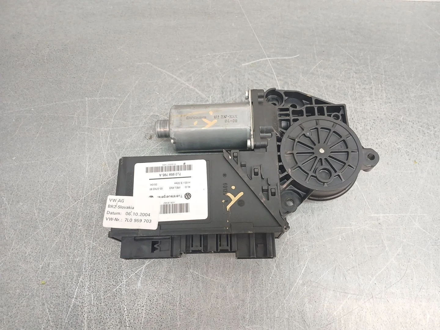 Motor Elevalunas Trasero Izquierdo para Porsche Cayenne (9Pa)