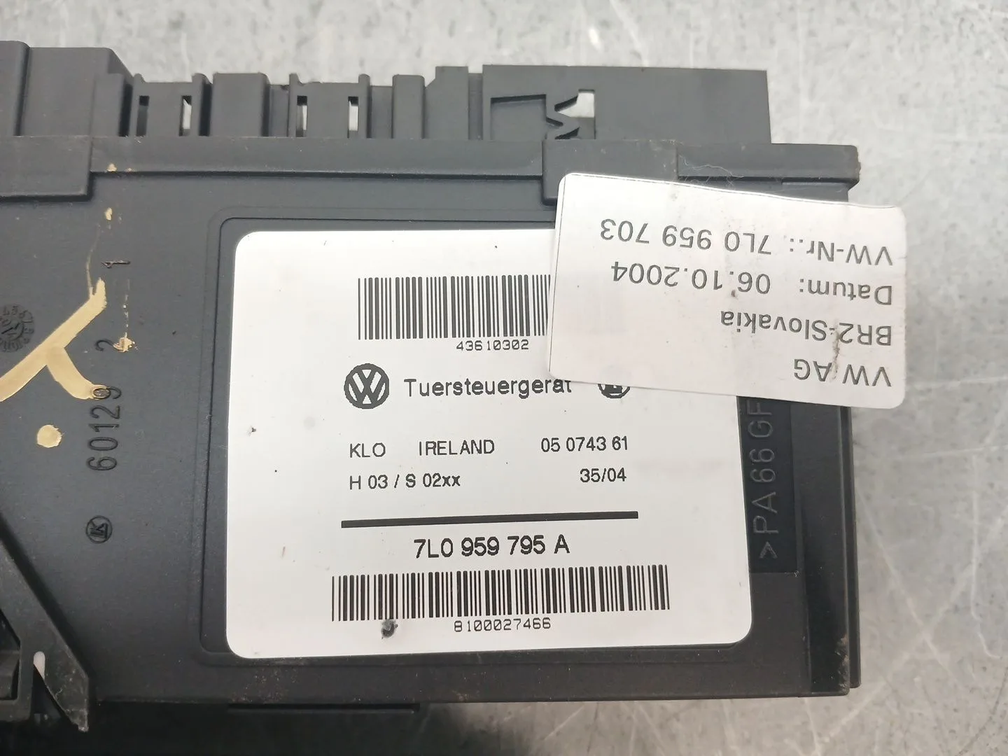 Motor Elevalunas Trasero Izquierdo para Porsche Cayenne (9Pa)