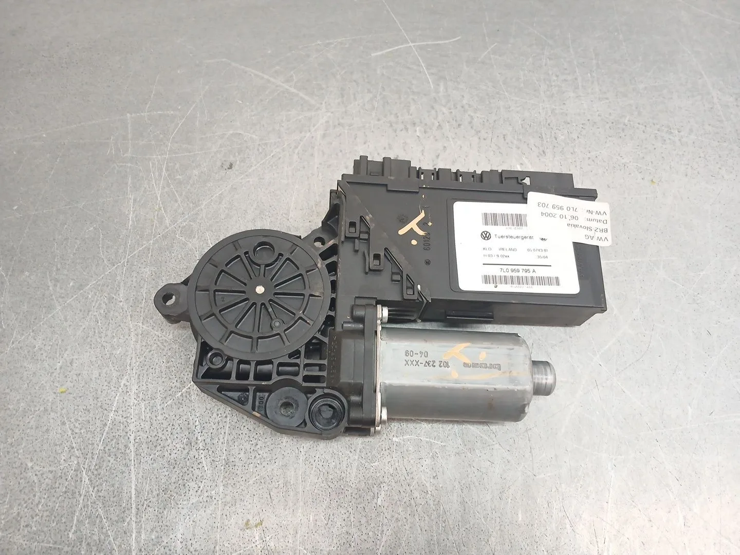 Motor Elevalunas Trasero Izquierdo para Porsche Cayenne (9Pa)