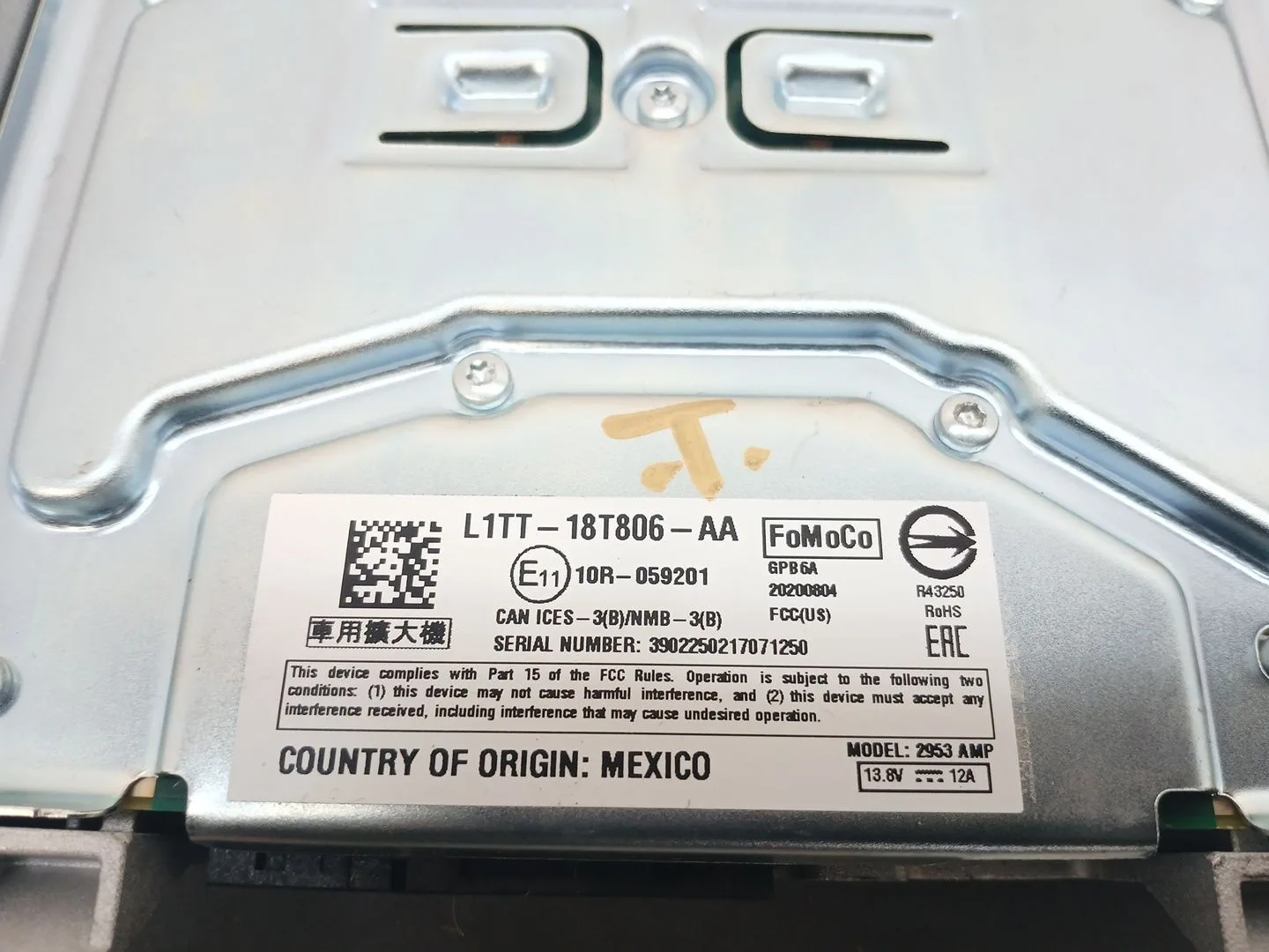 Modulo Electronico para Ford Puma (J2K, Cf7)