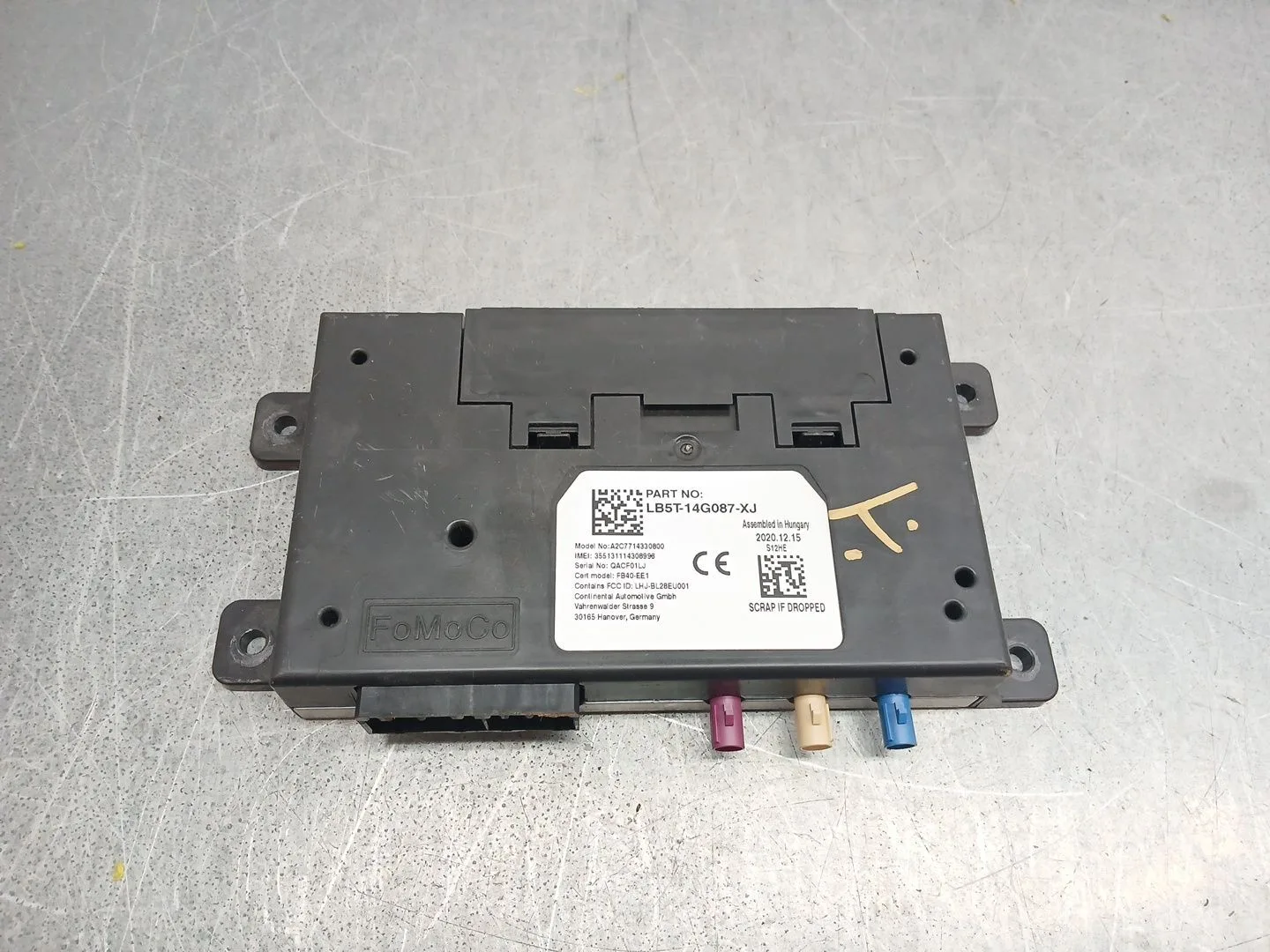 Modulo Electronico para Ford Puma (J2K, Cf7)