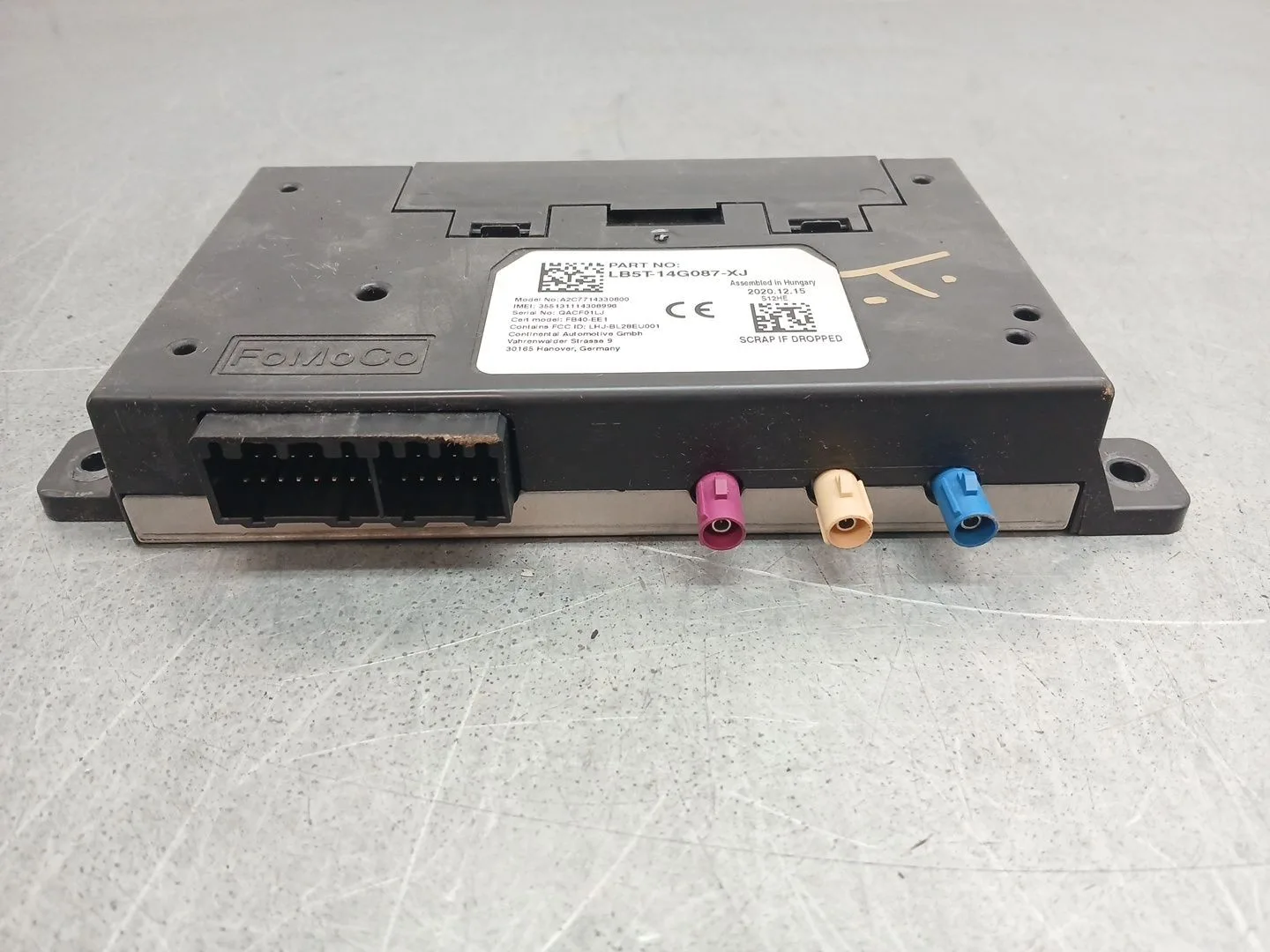 Modulo Electronico para Ford Puma (J2K, Cf7)