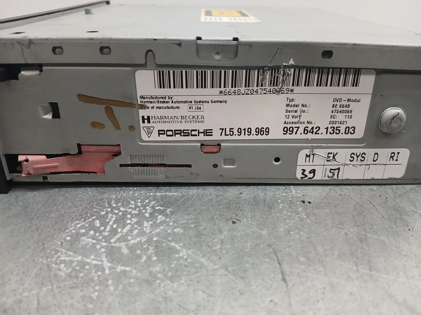Sistema Dvd para Porsche Cayenne (9Pa)