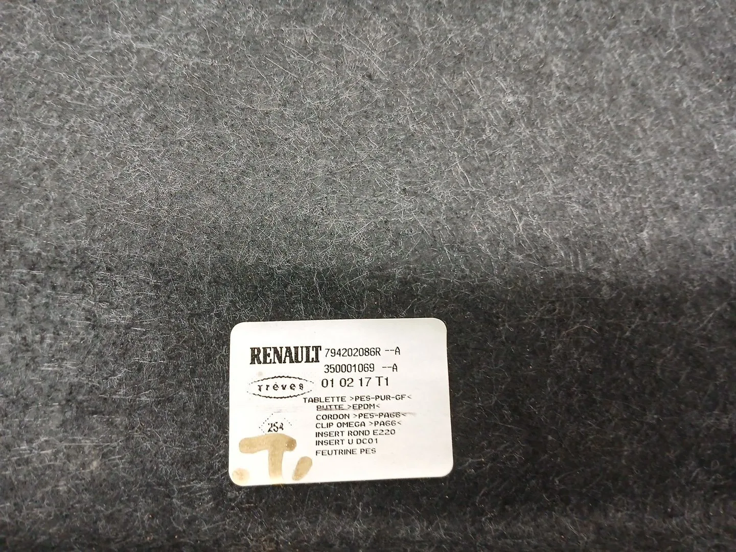 Bandeja Trasera para Renault Megane Iv Hatchback (B9A/M/N_)