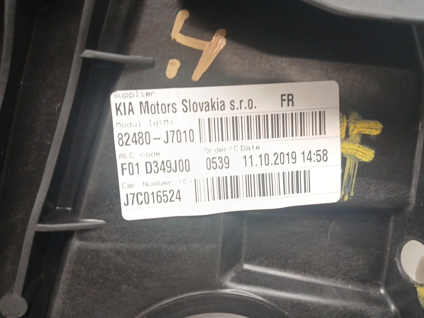 Elevalunas Delantero Derecho para Kia Xceed (Cd)