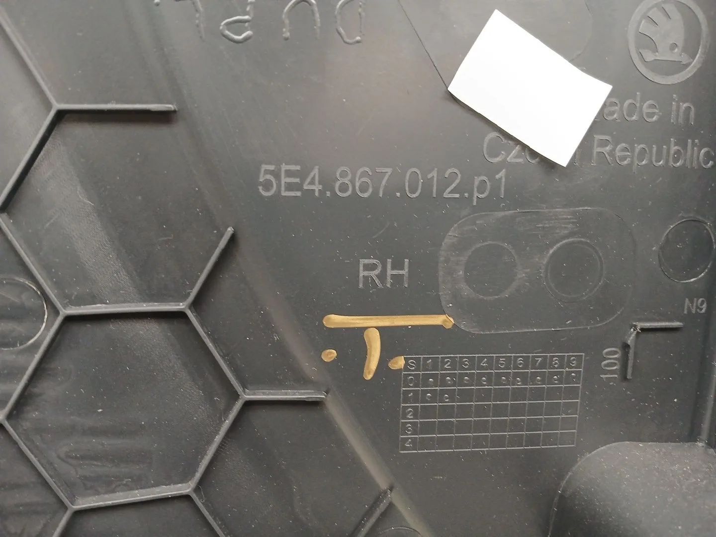 Guarnecido Puerta Delantera Derecha para Skoda Octavia Iv (Nx3, Nn3, Pv3)