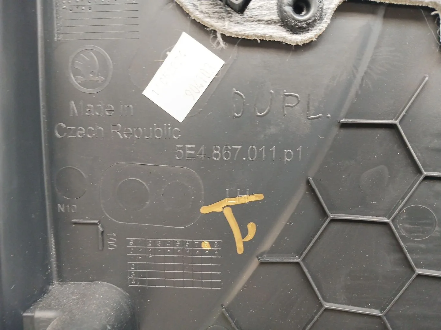 Guarnecido Puerta Delantera Izquierda para Skoda Octavia Iv (Nx3, Nn3, Pv3)