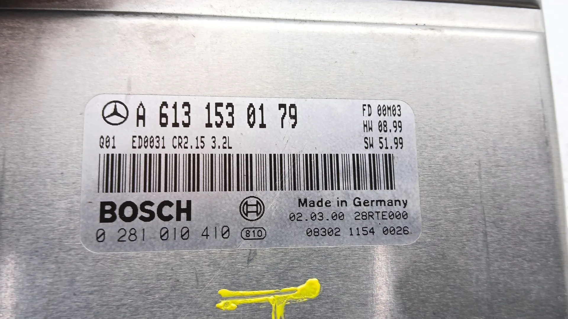 Centralita Motor Uce para Mercedes-Benz Clase S (W220, V220)