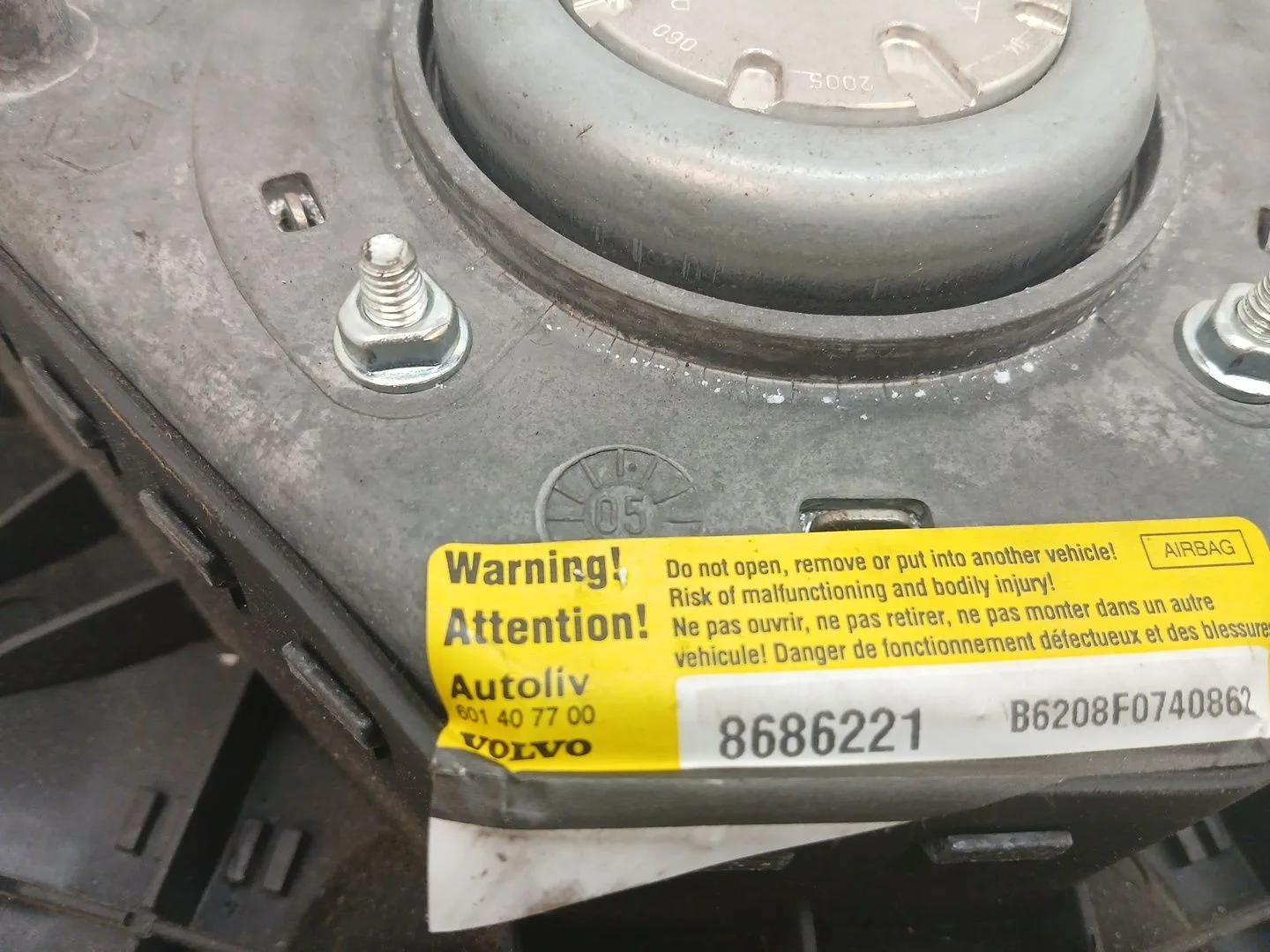 Airbag Delantero Izquierdo para Volvo Xc90