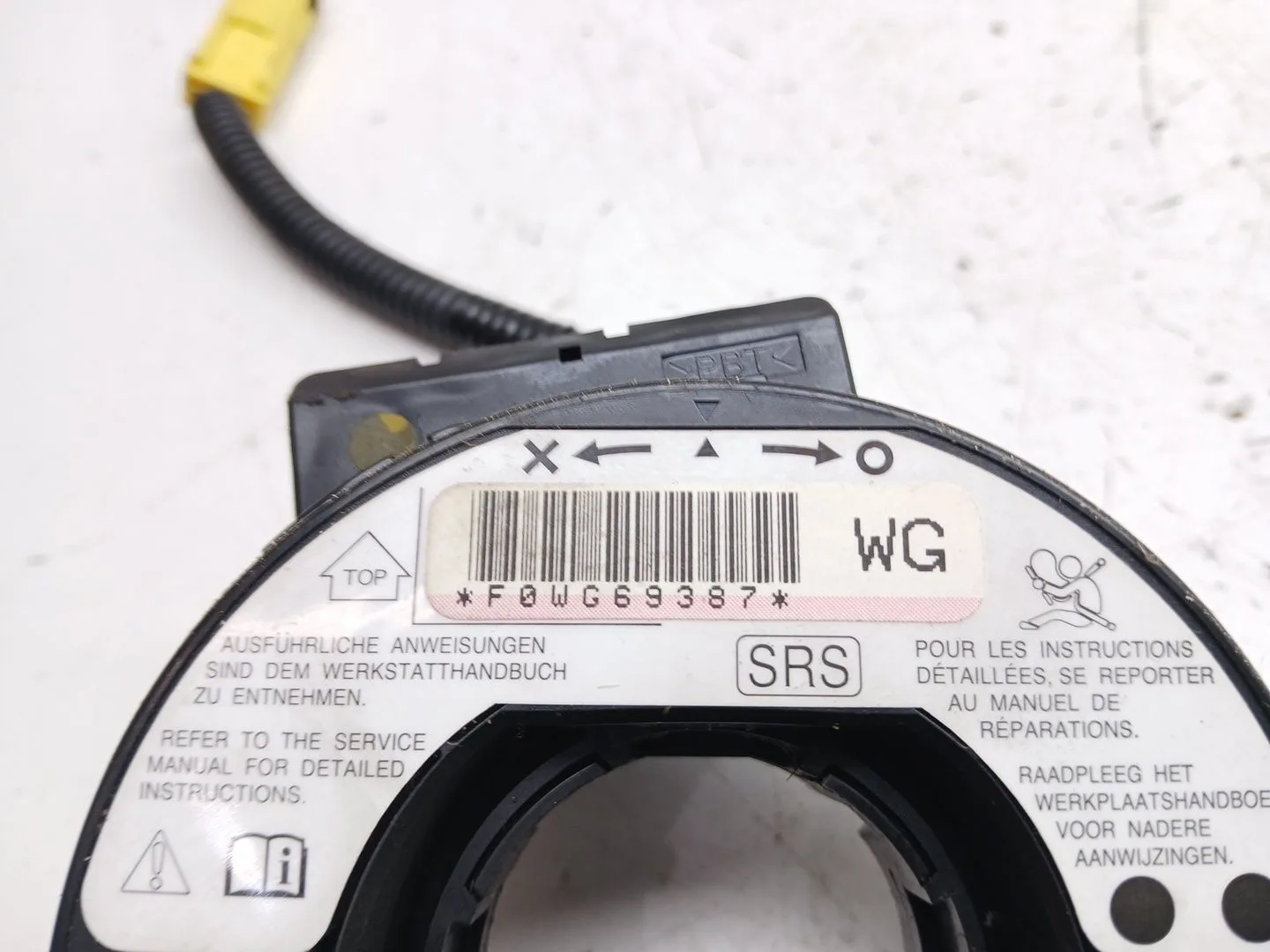Anillo Airbag para Honda Civic Viii Hatchback (Fn, Fk)