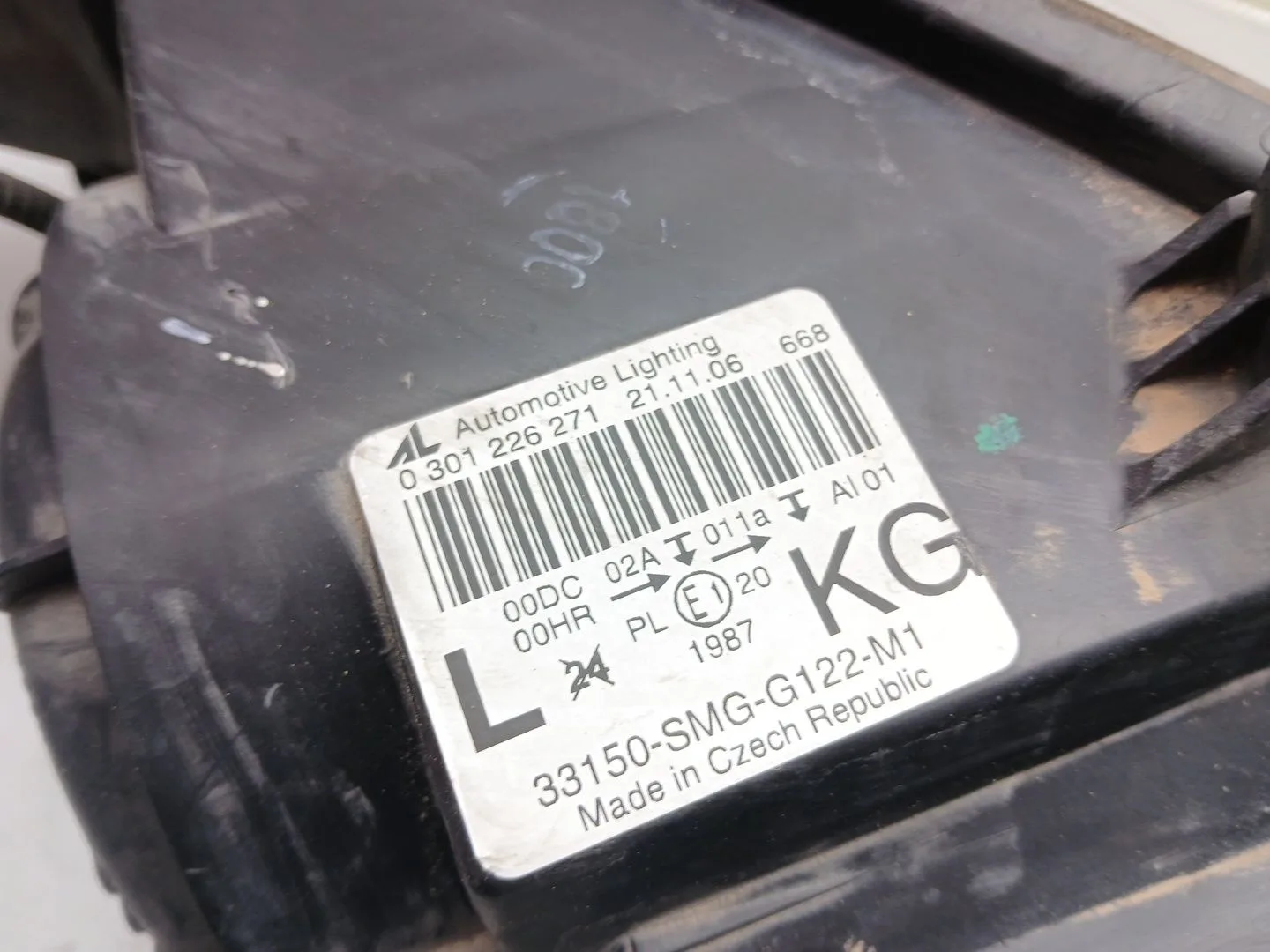Faro Derecho para Honda Civic Viii Hatchback (Fn, Fk)