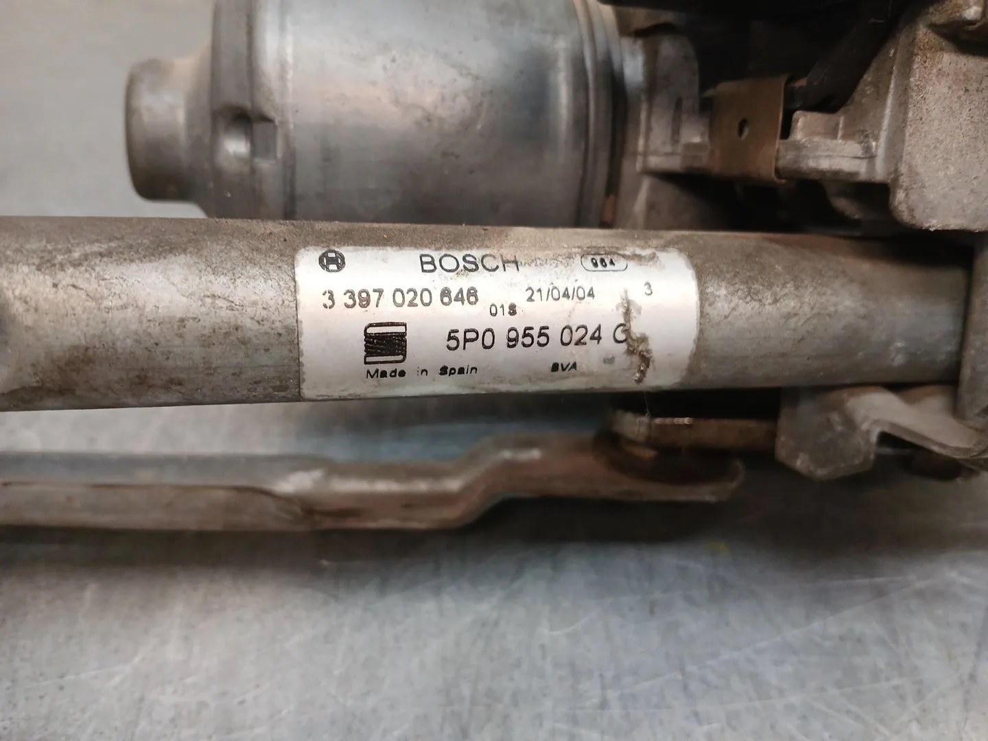 Motor Limpia Delantero para Seat Altea (5P1)