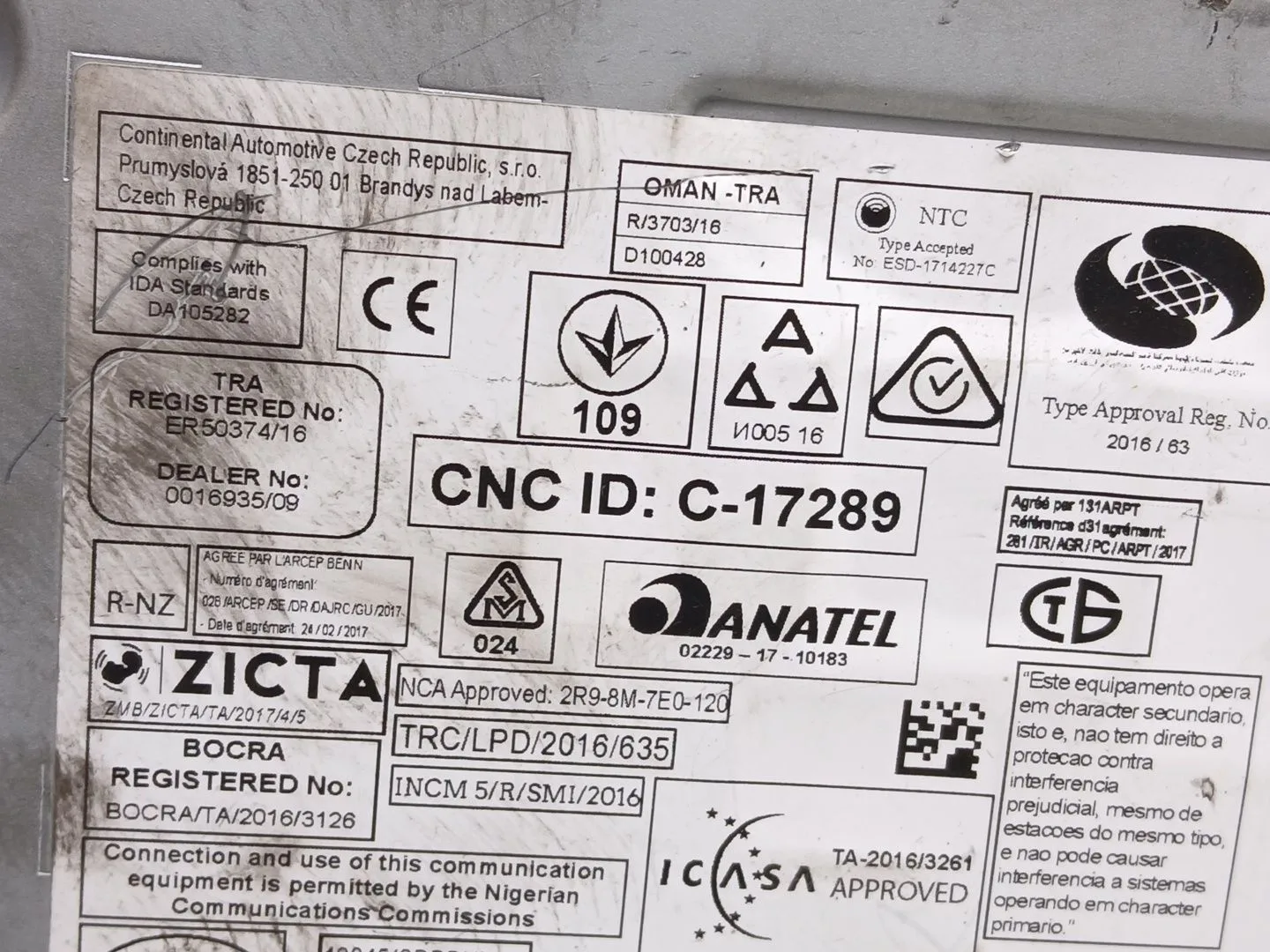 Sistema Audio / Radio Cd para Peugeot 3008 Ii Suv (Mc_, Mr_, Mj_, M4_)