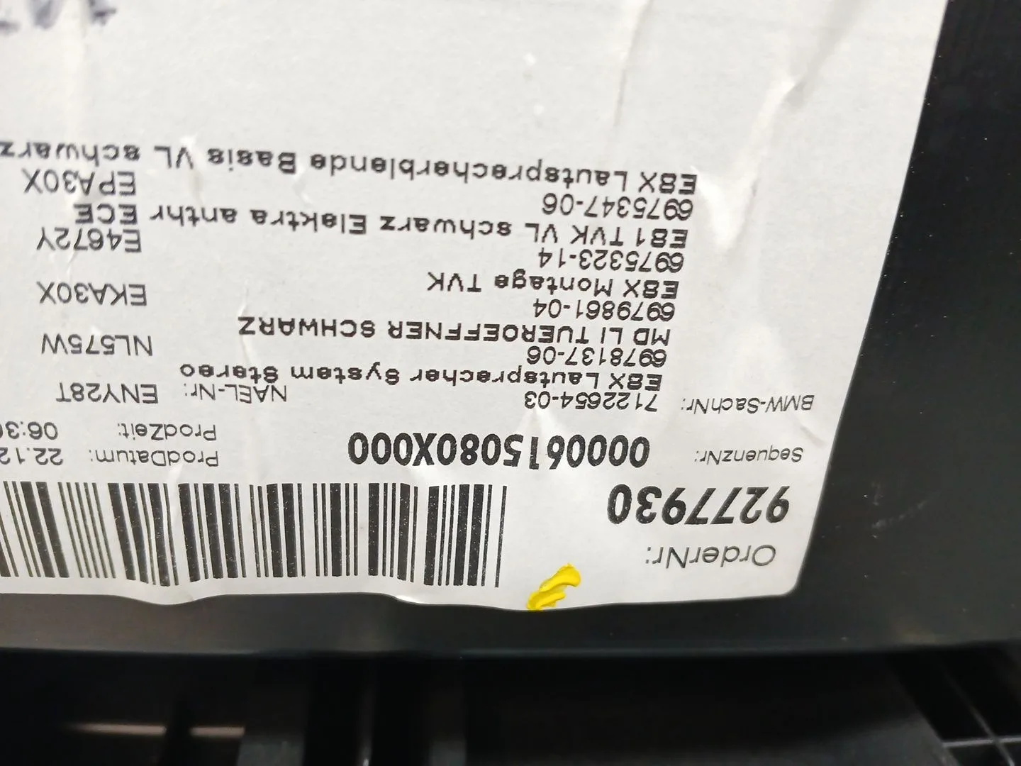 Guarnecido Puerta Delantera Izquierda para Bmw 1 (E81)